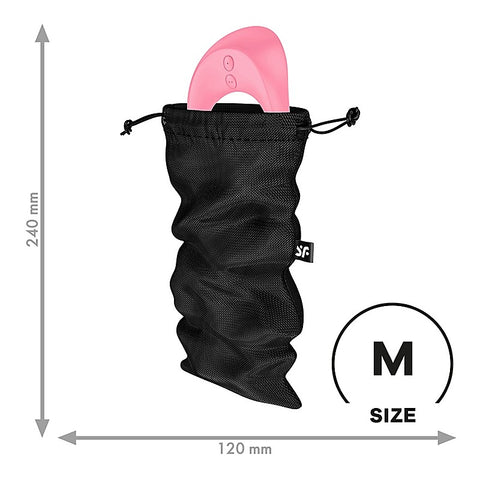 Treasure Toy Storage Bag Black By Satisfyer - Vibrator Accessories
