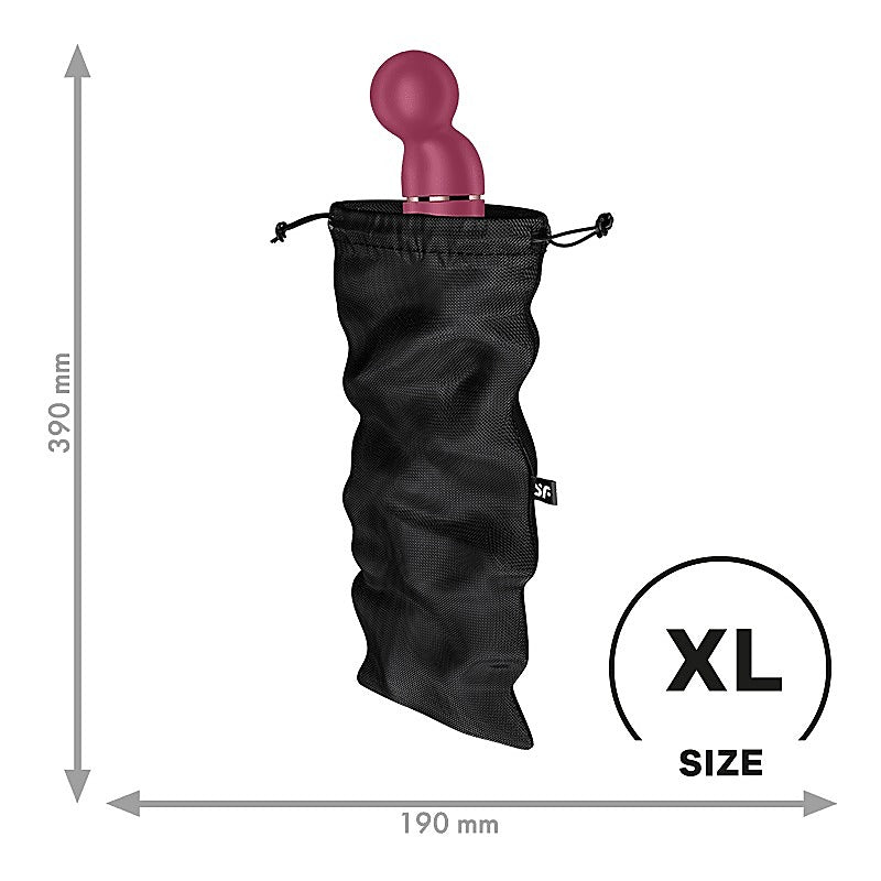 Treasure Toy Storage Bag Black By Satisfyer - Vibrator Accessories