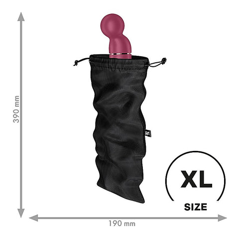 Treasure Toy Storage Bag Black By Satisfyer - Vibrator Accessories