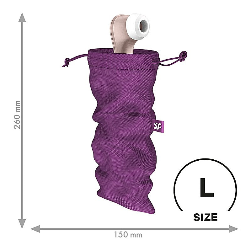 Treasure Sex Toy Storage Bag Violet By Satisfyer - Vibrator Accessories