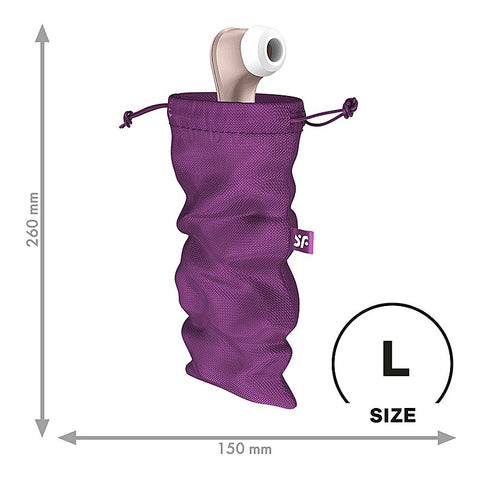 Treasure Sex Toy Storage Bag Violet By Satisfyer - Vibrator Accessories