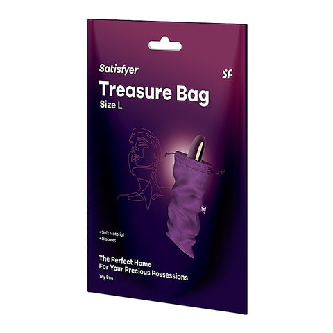 Treasure Sex Toy Storage Bag Violet By Satisfyer - Vibrator Accessories
