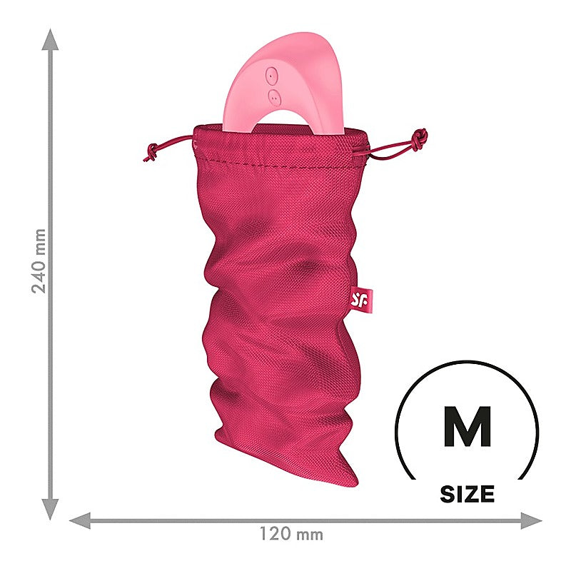 Treasure Adult Toy Storage Bag Pink By Satisfyer - Vibrator Accessories