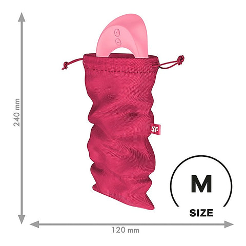 Treasure Adult Toy Storage Bag Pink By Satisfyer - Vibrator Accessories