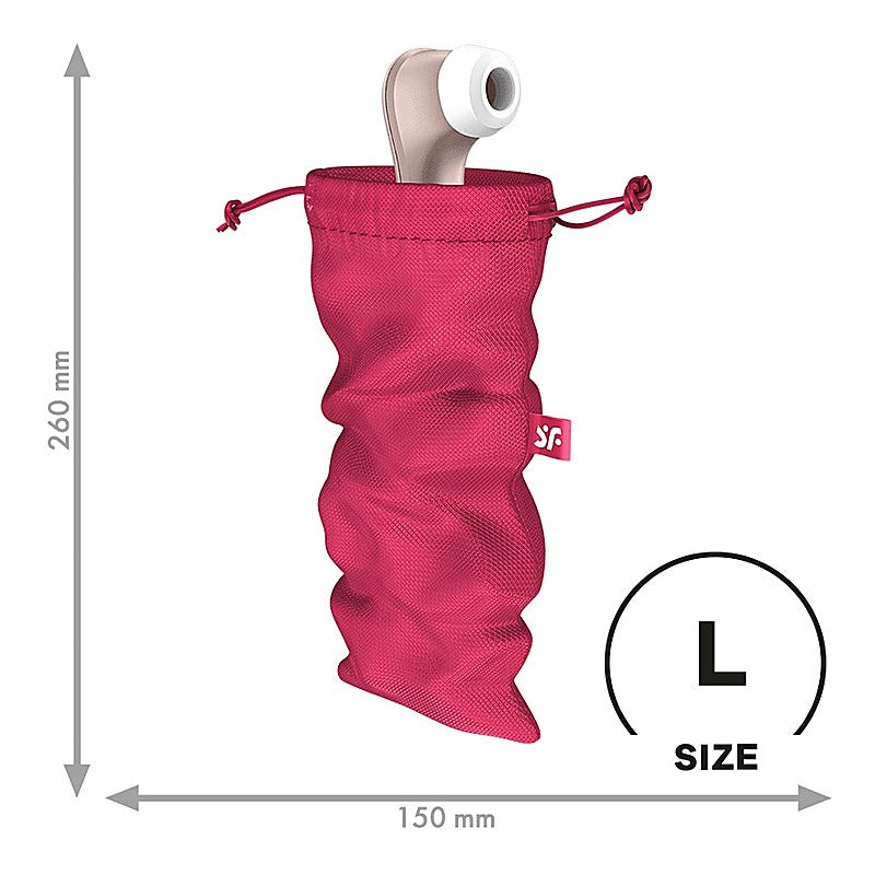 Treasure Adult Toy Storage Bag Pink By Satisfyer - Vibrator Accessories
