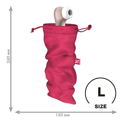 Treasure Adult Toy Storage Bag Pink By Satisfyer - Vibrator Accessories