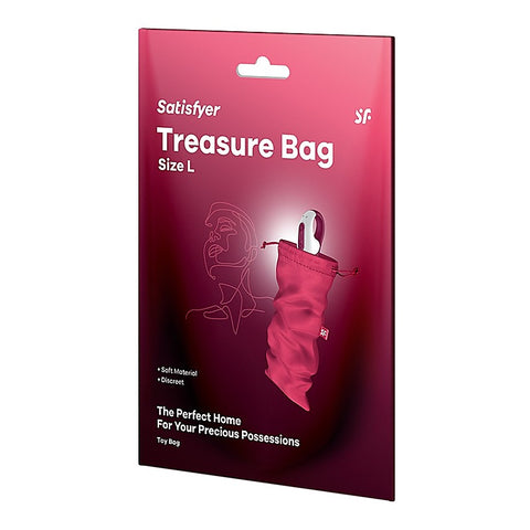 Treasure Adult Toy Storage Bag Pink By Satisfyer - Vibrator Accessories