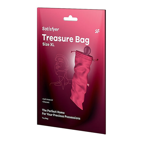 Treasure Adult Toy Storage Bag Pink By Satisfyer - Vibrator Accessories