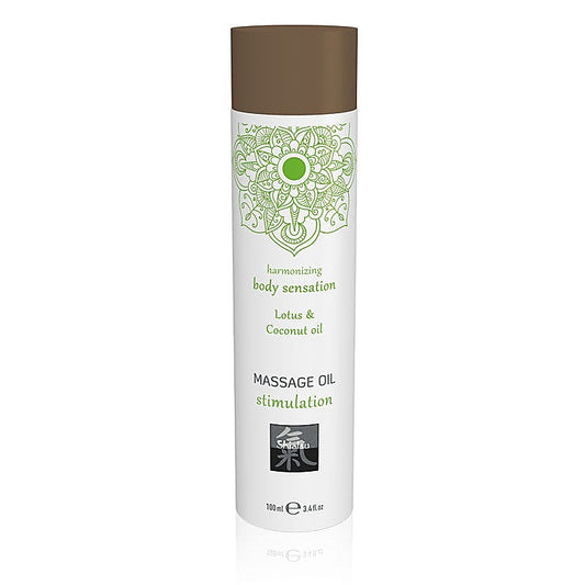 Hot Production SHIATSU Lotus & Coconut Scented Stimulation Massage Oil 100ml