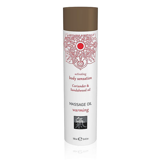 Hot Production SHIATSU Coriander and Sandalwood Oil Scented Warming Massage Oil 100ml