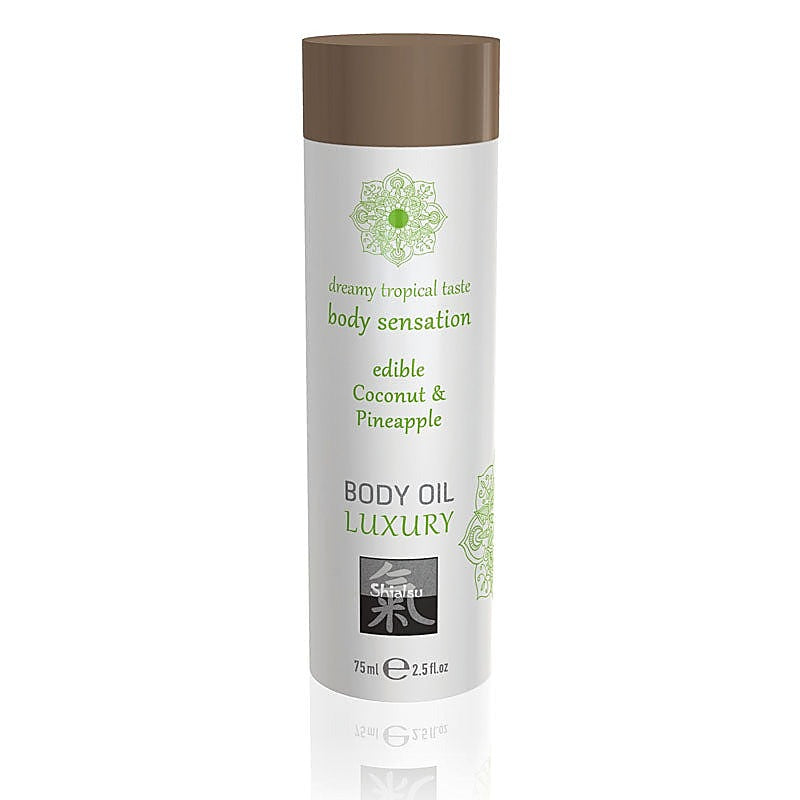 Shiatsu Luxury Edible Body Massage Oil By Hot Ero - Massage Oils and Lubricants