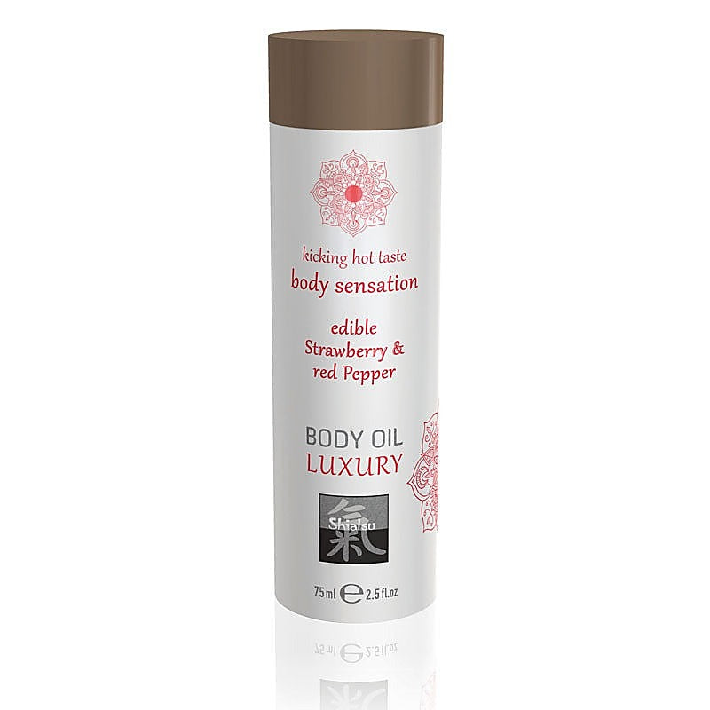 Shiatsu Luxury Edible Body Massage Oil By Hot Ero - Massage Oils and Lubricants