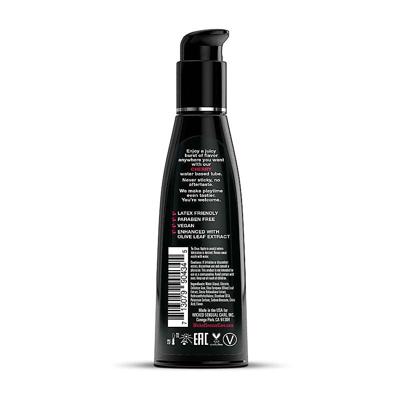 Wicked Aqua Flavoured Water Based Adult Lubricant 120 Ml - Water Based Lubes
