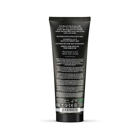 Stripped & Bare Sensual Unscented Massage Cream By Wicked - Massage Oils and Lubricants