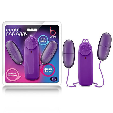 Blush Novelties B Yours Double Pop Dual Vibrating Love Eggs