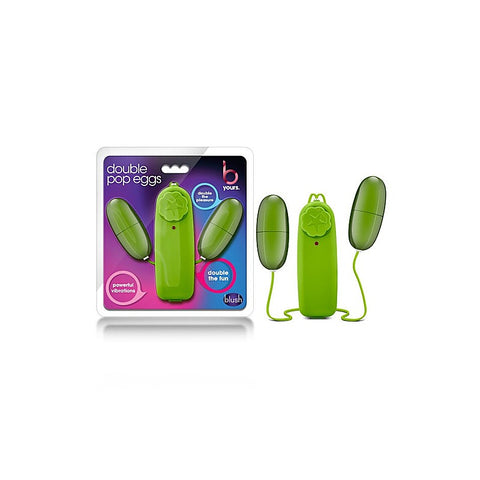 Blush Novelties B Yours Double Pop Dual Vibrating Love Eggs