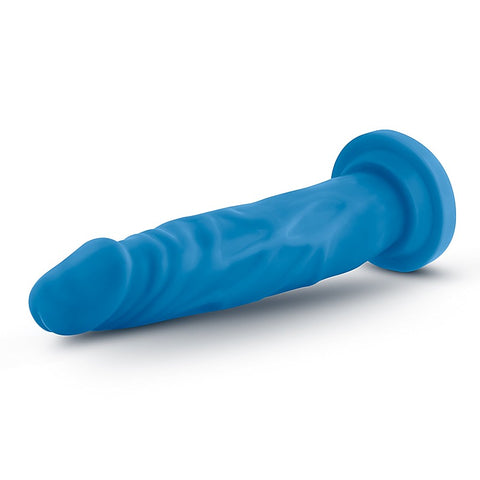 Blush Novelties Neo Dual Density Realistic Cock 19cm Neon Blue