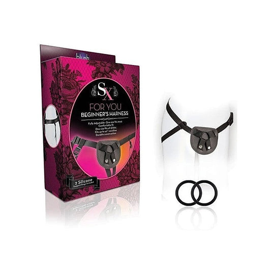 Sx For You Adjustable Strap On Harness By Blush Novelties - Strap On Sextoys