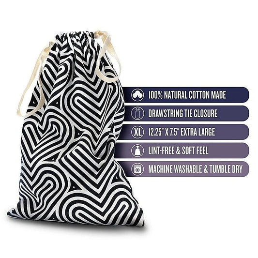The Collection Embrace Cotton Storage Bag By Blush Novelties - Vibrator Accessories