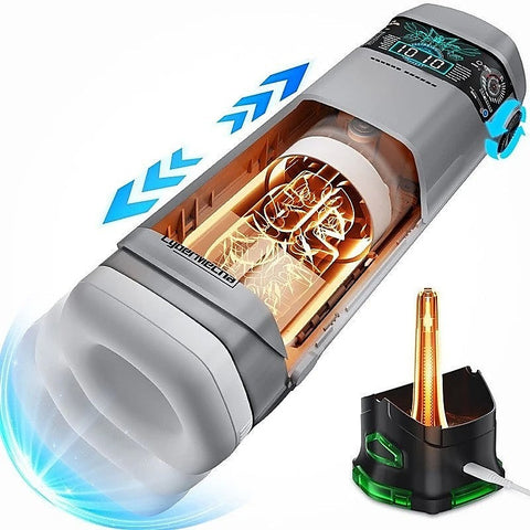 B-Titan Thrusting Auto Male Masturbator By Topco - Masturbators and Strokers