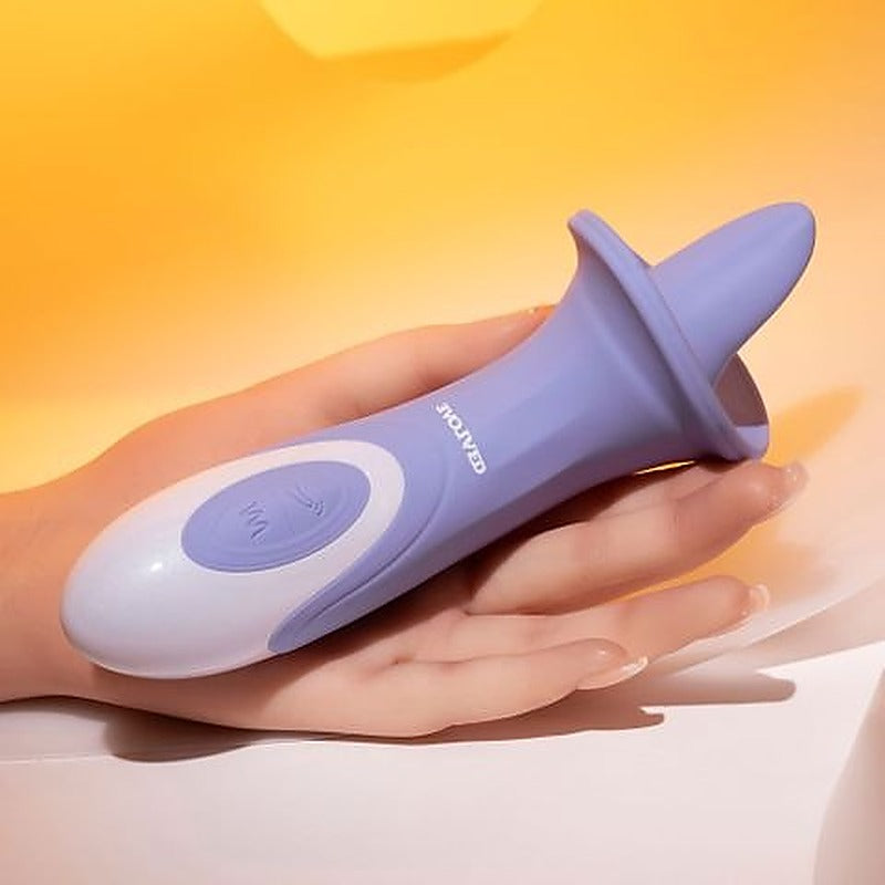 Evolved LIX & KISSES USB Rechargeable Flicking Tongue Vibrator Purple - Finger and Tongue Vibrators