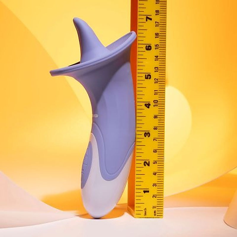 Evolved LIX & KISSES USB Rechargeable Flicking Tongue Vibrator Purple - Finger and Tongue Vibrators