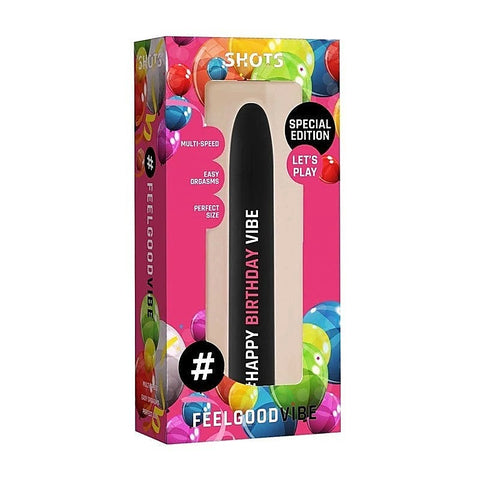 Feelgood #Happybirthday Bullet Vibrator By Shots Toys - Bullet Vibrators