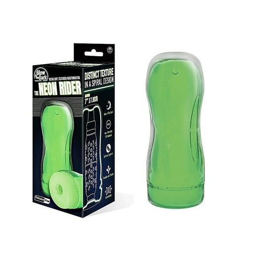 Excellent Power The Neon Rider Glow in Dark Male Masturbator