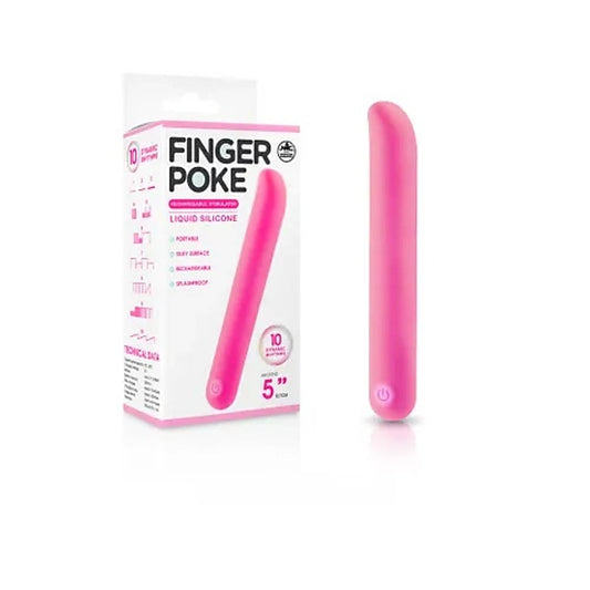 Excellent Power Finger Poke 12.7 cm USB Rechargeable Bullet Massager - Bullet Vibrators