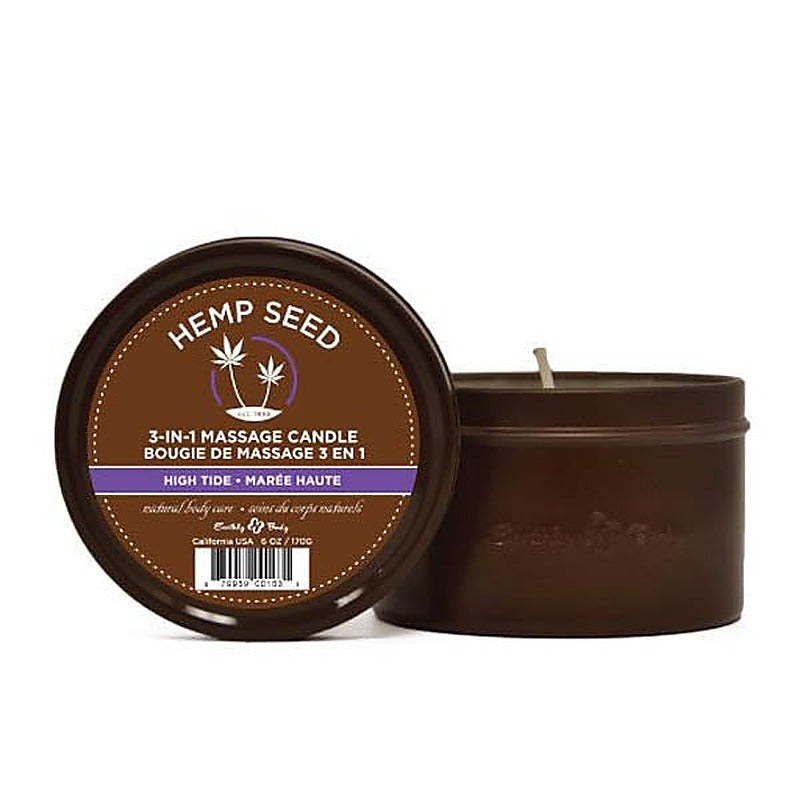 Hemp Seed 3-In-1 Adult Massage Candle By Earthly Body - Sex Pheromones and Perfumes