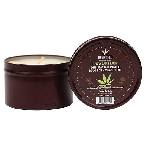 Hemp Seed 3-In-1 Adult Massage Candle By Earthly Body - Sex Pheromones and Perfumes