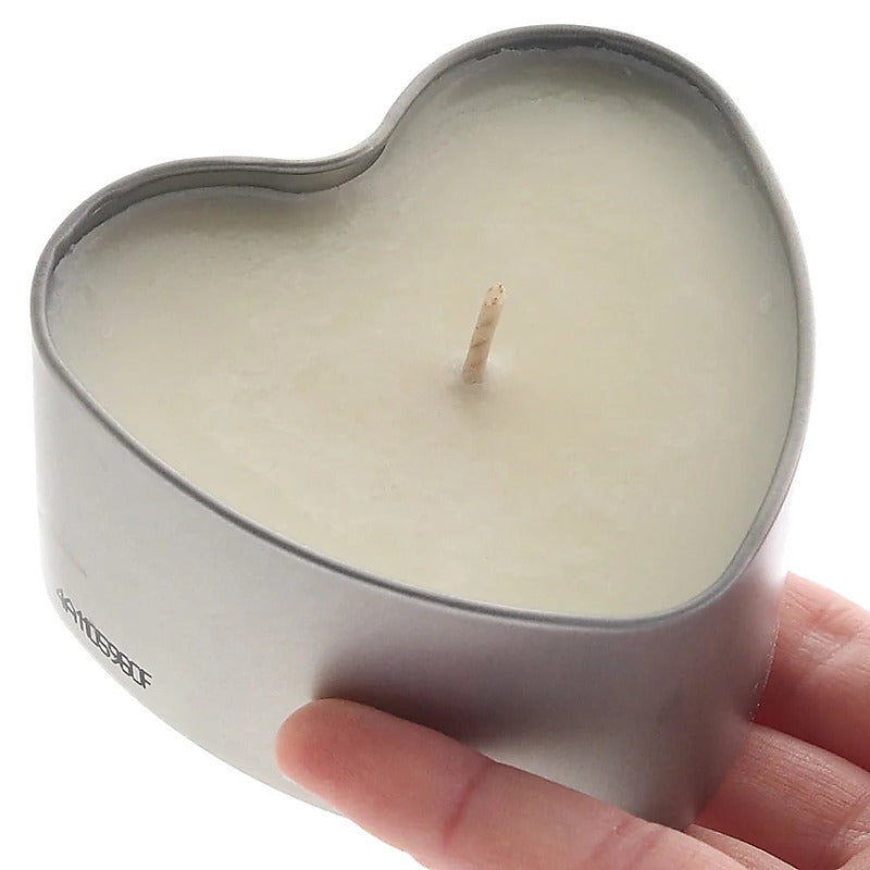 Hemp Seed 3 In 1 Massage Heart Candle By Earthly Body - Sex Pheromones and Perfumes