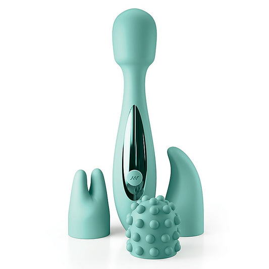 JimmyJane Canna Vibrating Body Wand Massager Teal