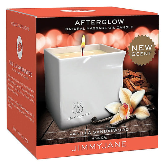 JimmyJane Afterglow Vanilla Sandalwood Massage Candle 128g
