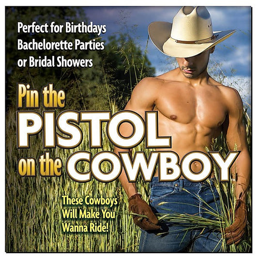 Little Genie Pin The Pistol On The Cowboy Hens Party Game