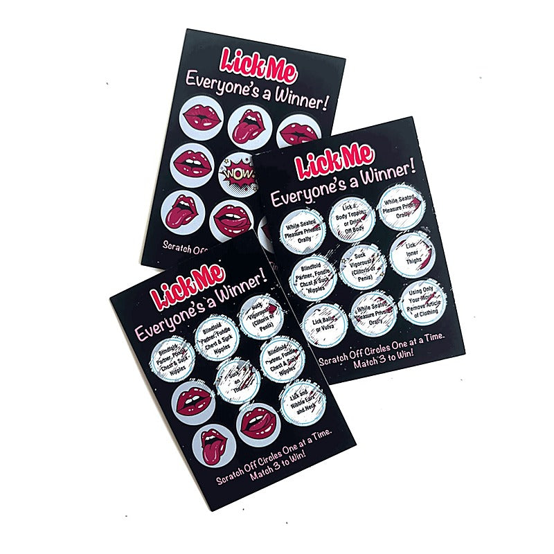 Lick Me Lotto Naughty Scratcher By Little Genie - Party Gifts and Novelties