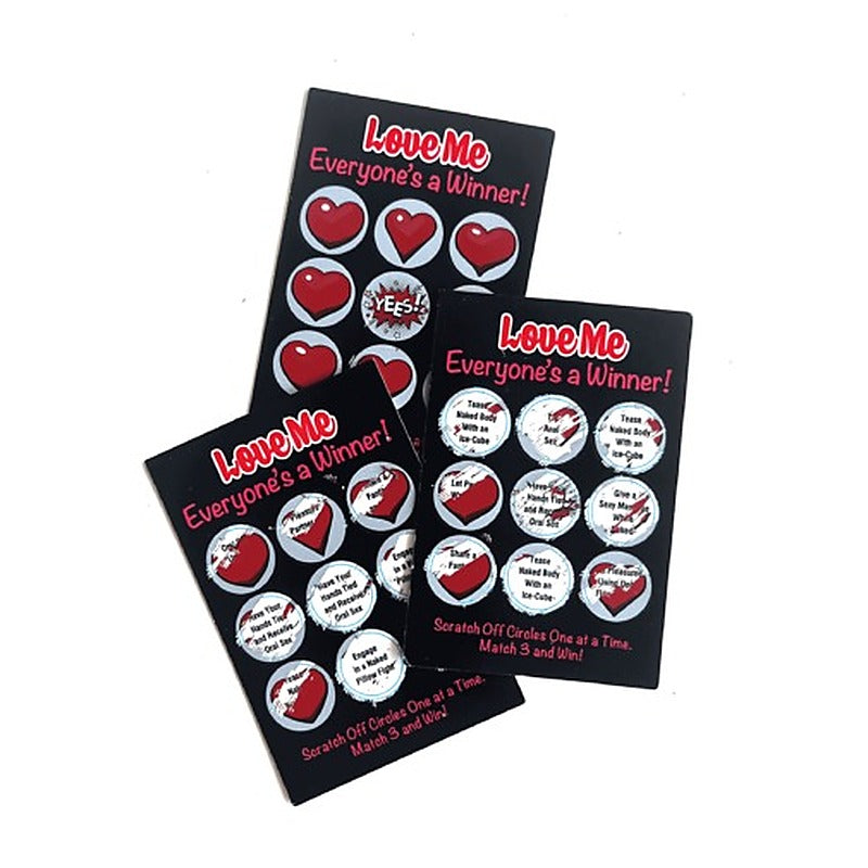 Love Me Lotto Naughty Scratcher By Little Genie - Party Gifts and Novelties