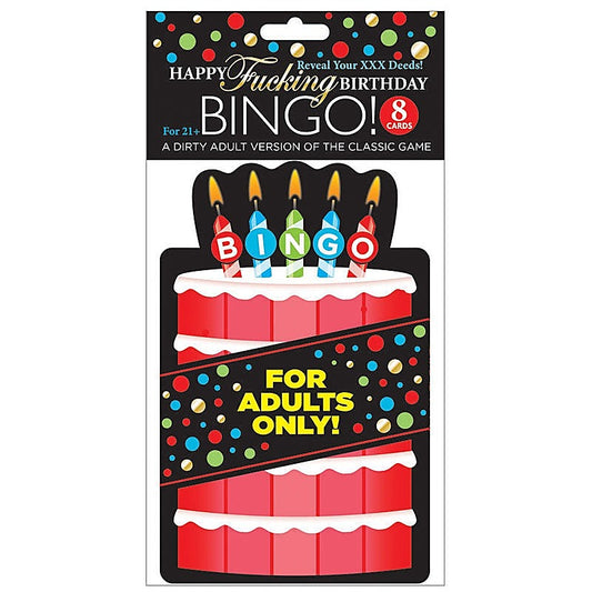 Little Genie Happy Fucking Birthday Bingo Party Game