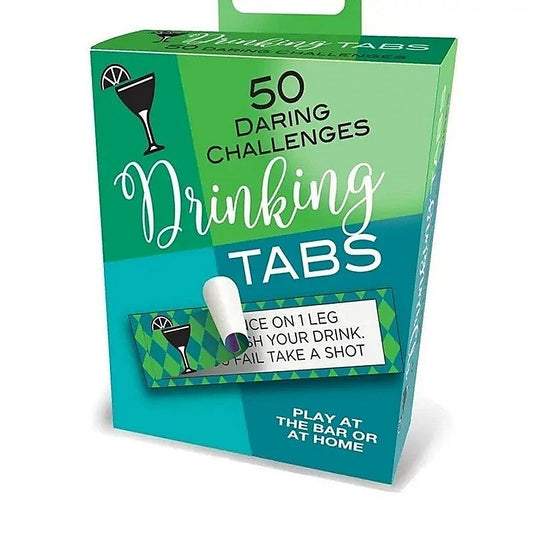 Little Genie Drinking Tabs Set Of 50 Drinking Challenges Adult Card Game