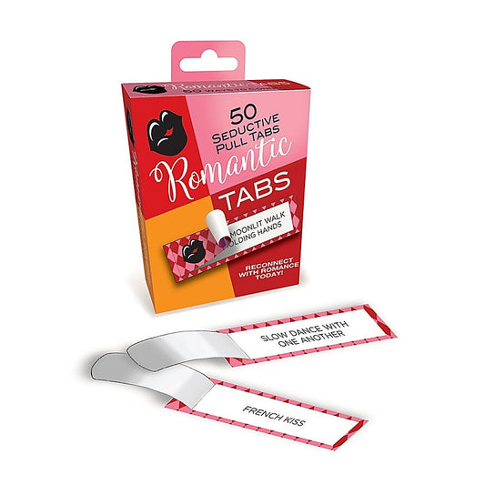 Little Genie Romantic Tabs Set Of 50 Romantic Suggestions Adult Card Game