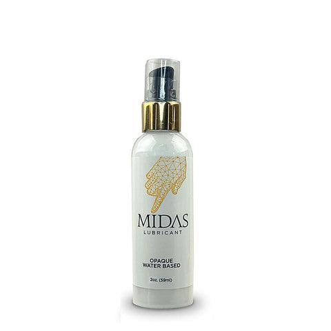 Midas Opaque Water Based Lubricant By Little Genie - Water Based Lubes