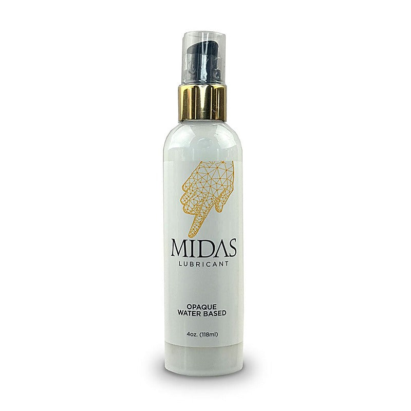 Midas Opaque Water Based Lubricant By Little Genie - Water Based Lubes