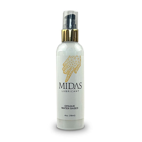 Midas Opaque Water Based Lubricant By Little Genie - Water Based Lubes