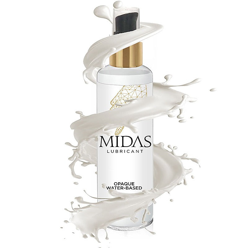 Midas Opaque Water Based Lubricant By Little Genie - Water Based Lubes