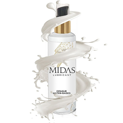 Midas Opaque Water Based Lubricant By Little Genie - Water Based Lubes