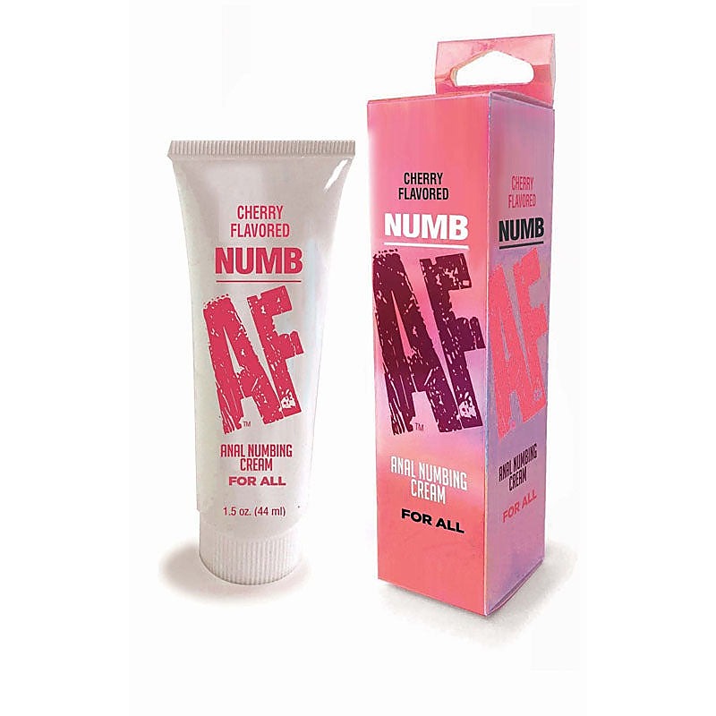 Numb Af Flavoured Anal Numbing Cream By Little Genie - Anal Lubes