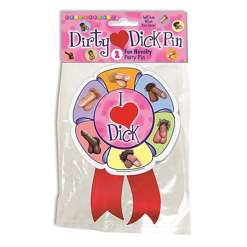 Dirty Dick Novelty Party Pin By Little Genie - Party Gifts and Novelties