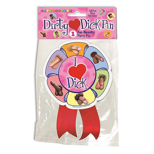 Little Genie Dirty Dick I Love Dicks Novelty Party Pin
