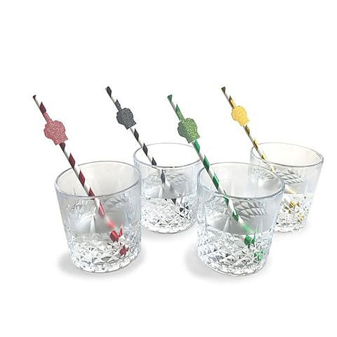 Happy Fucking Birthday Tall Party Straws By Little Genie - Party Gifts and Novelties