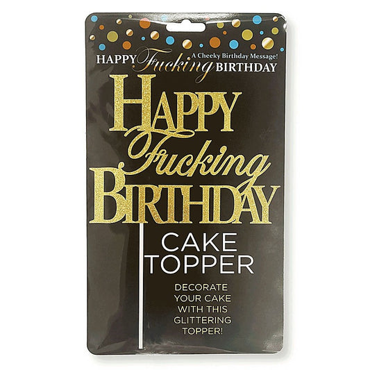 Little Genie Happy Fucking Birthday Novelty Cake Topper